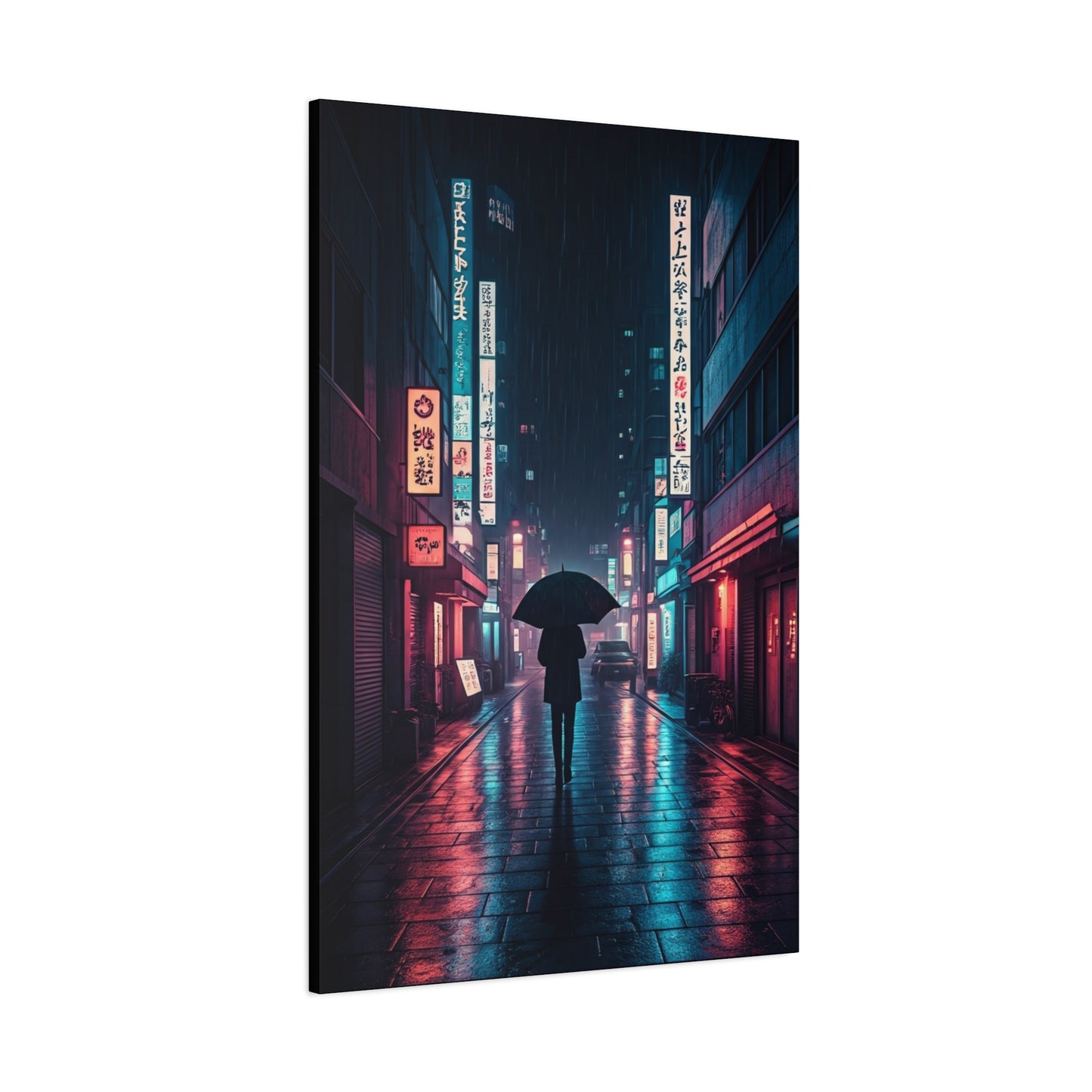 Rainlit City Solitude Wall Art & Canvas Prints