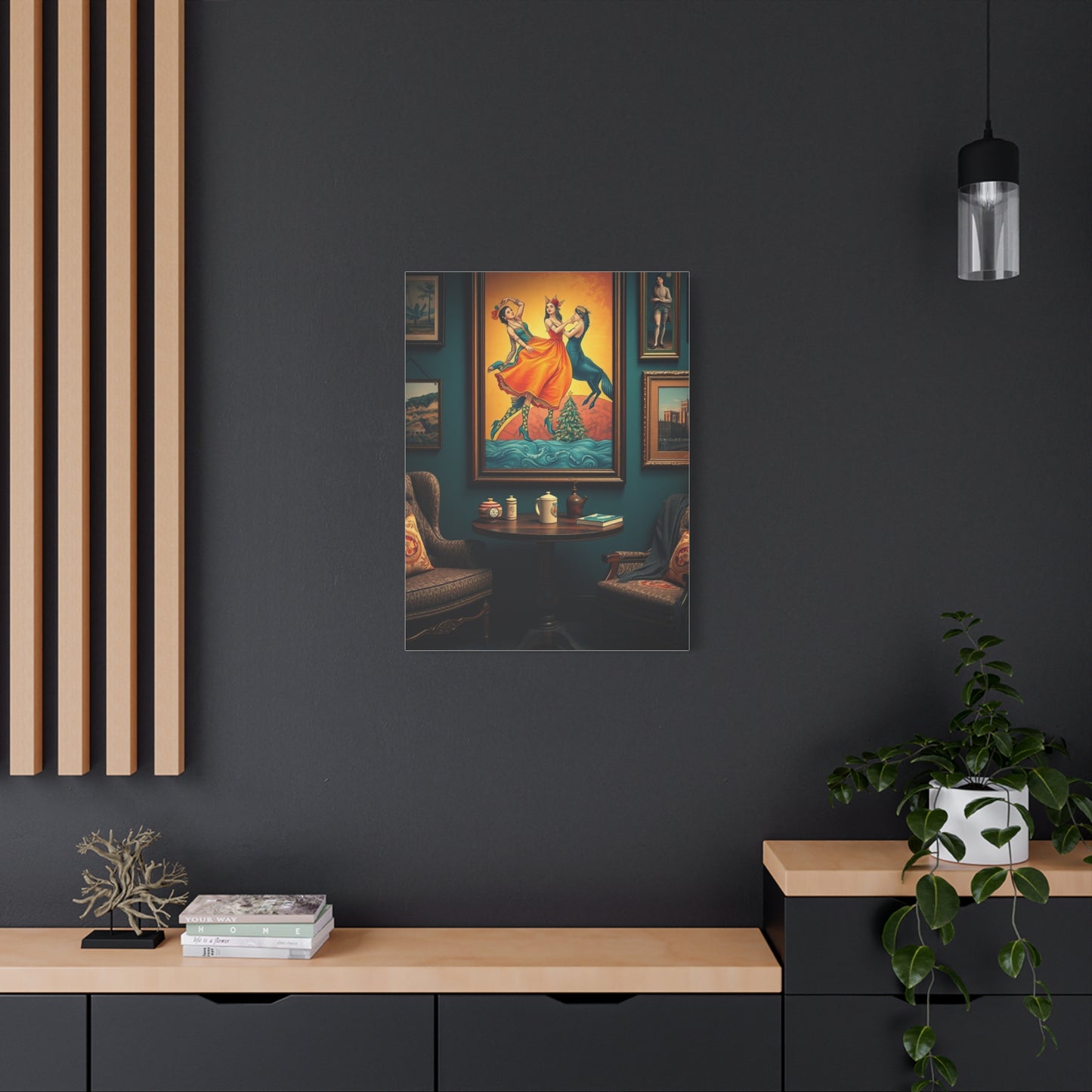 Nostalgic Artistry Display Wall Art & Canvas Print