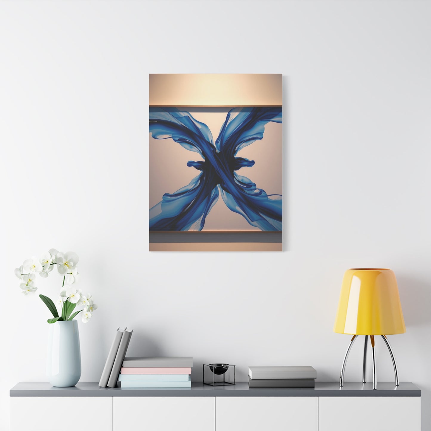 Blue Abstract Art Refined Canvas Wall Art & Canvas Print
