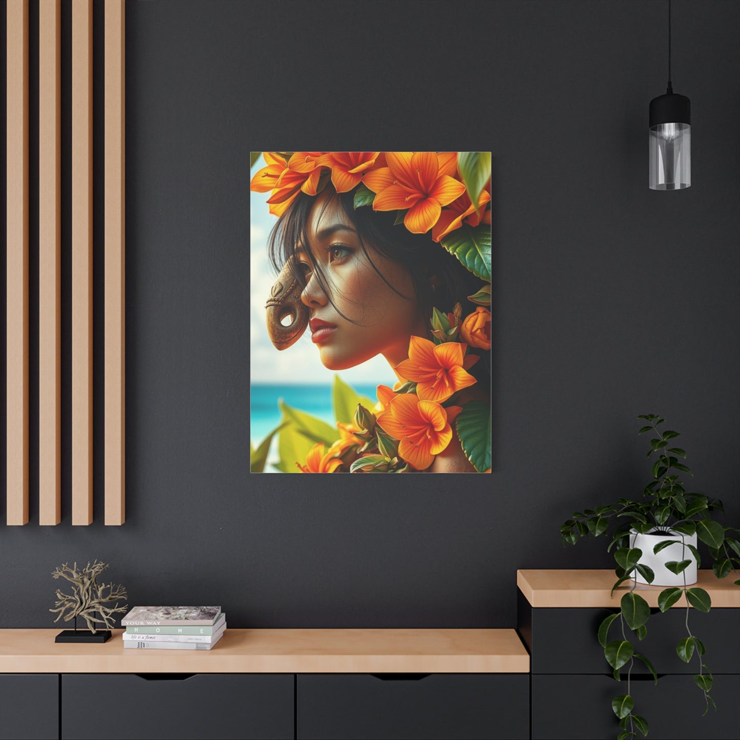 Opulent Island Impression Wall Art & Canvas Print