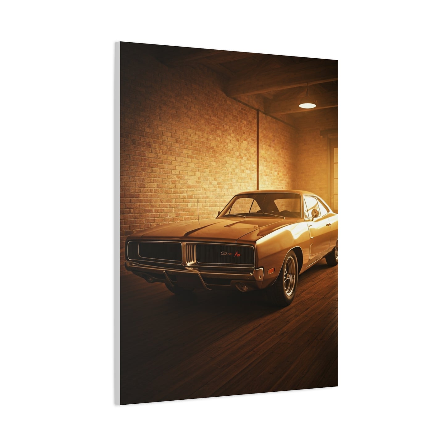 Dodge Charger R/T Restoration Garage Wall Art & Canvas Prints