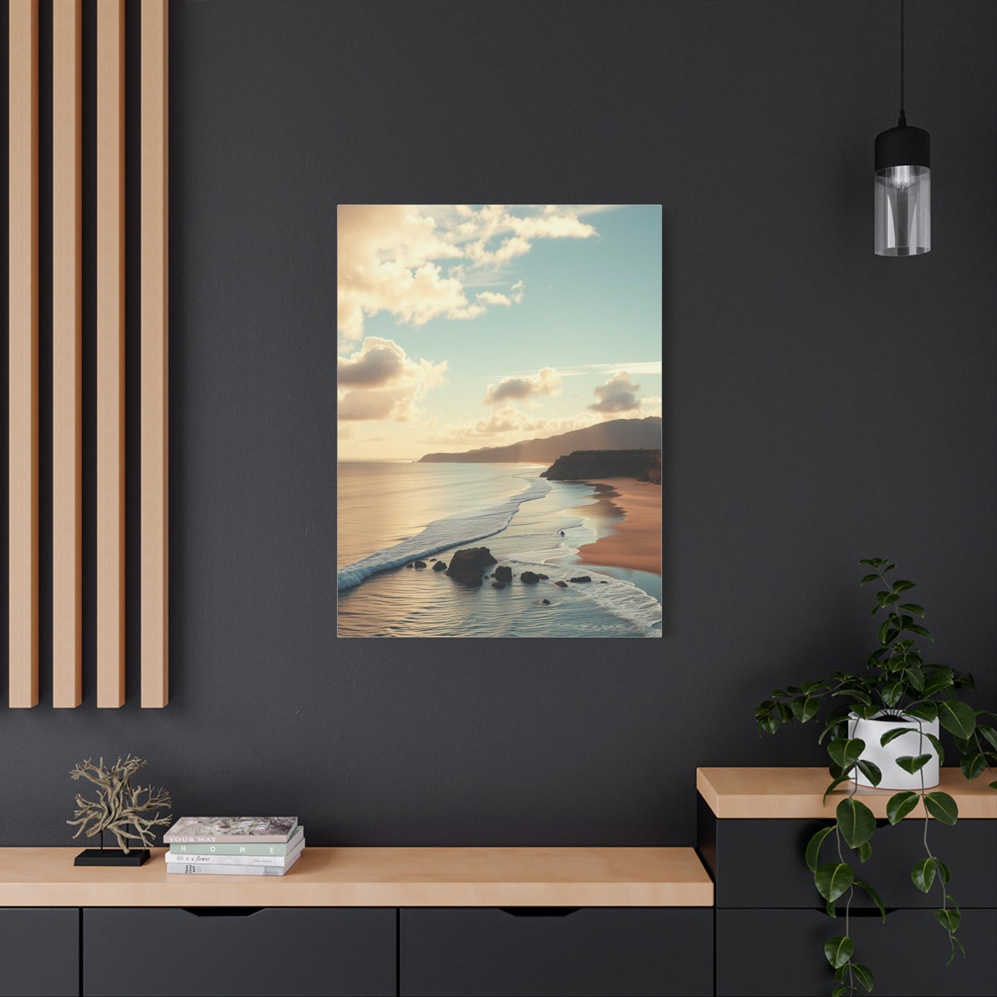 Azure Tranquility Art Series Wall Art & Canvas Print
