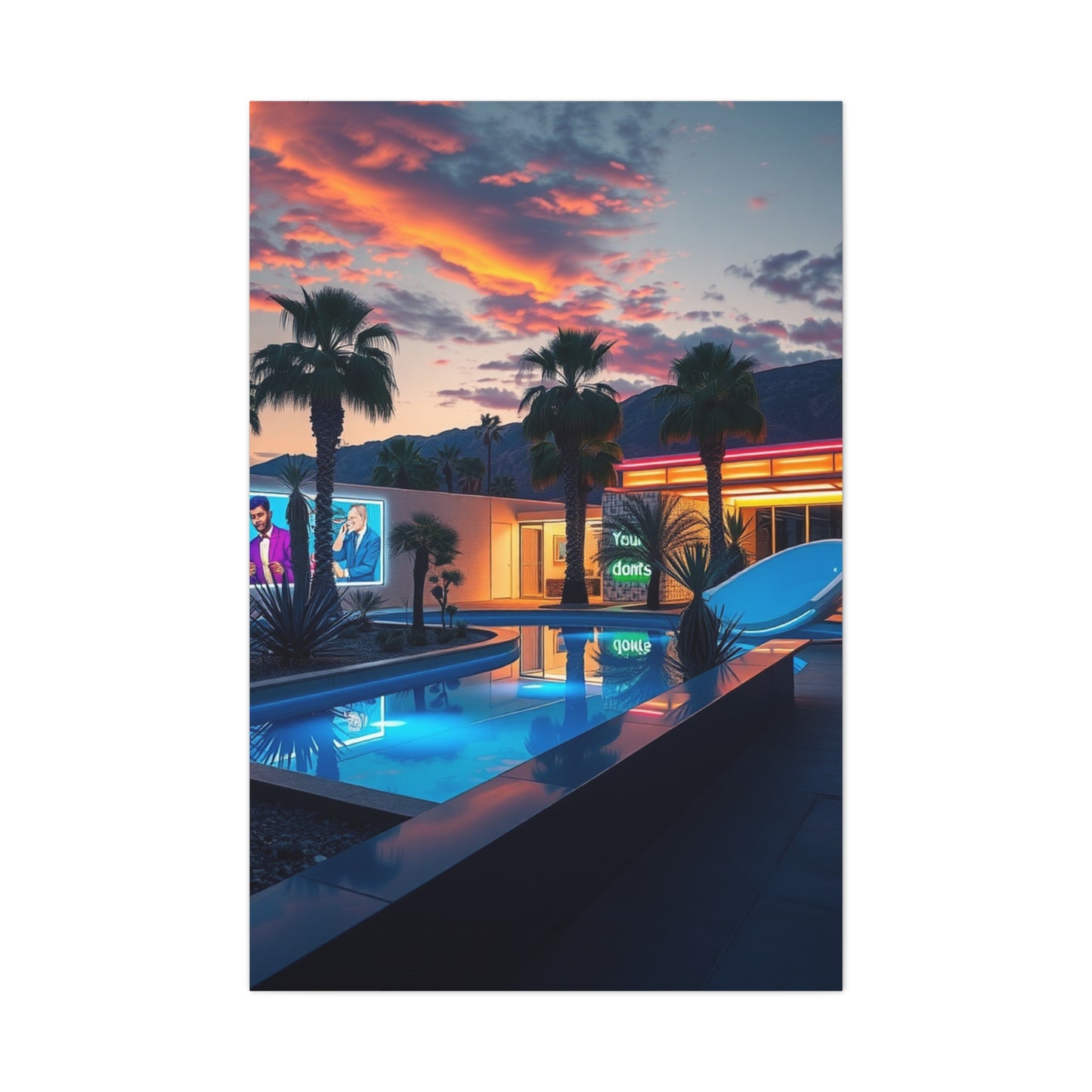 Masterpiece Palm Springs Art Vision Wall Art & Canvas Print