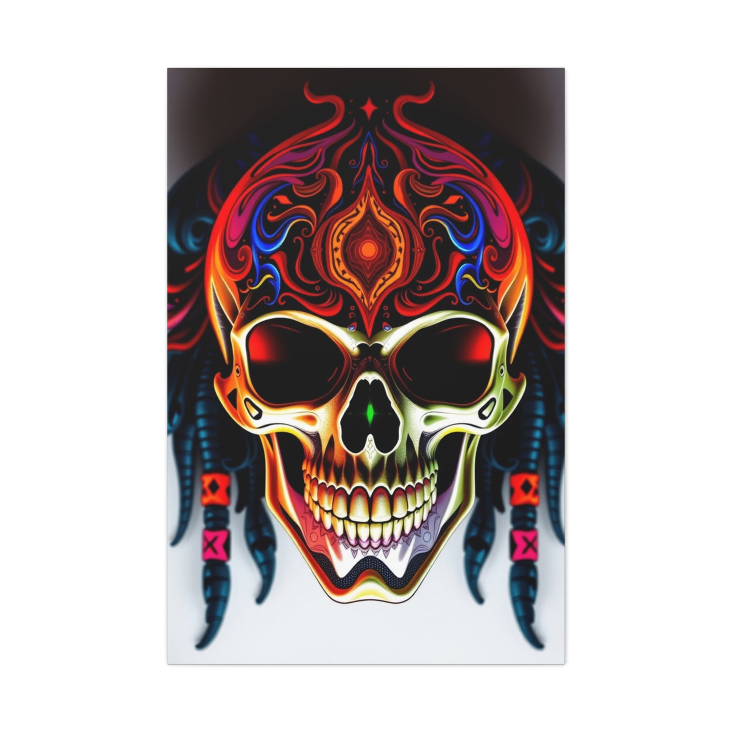 Psychedelic Cranium Reverie Wall Art & Canvas Print