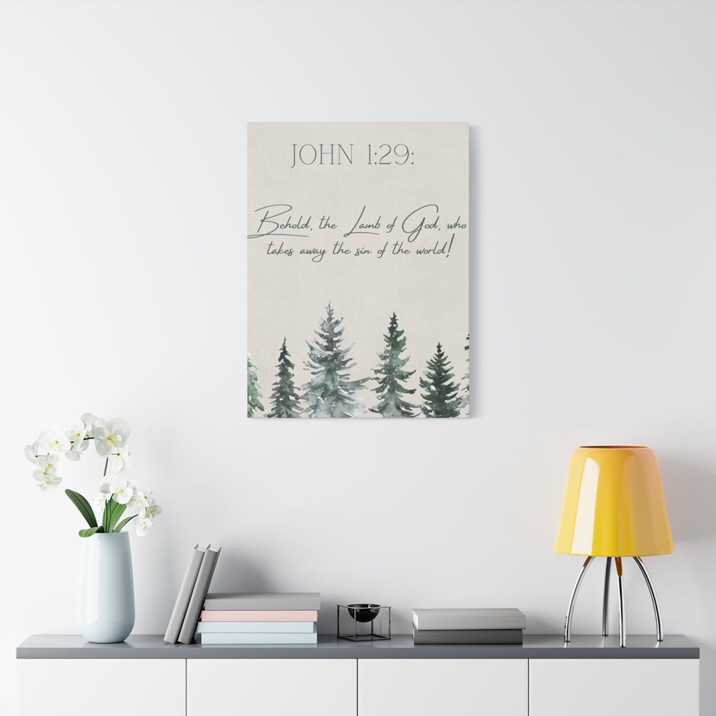 John 1 : 29 Quotes And Saying Poster Wall Art & Canvas Prints