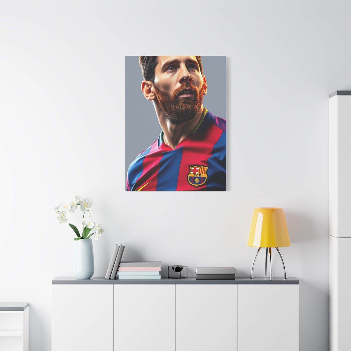 Lionel Messi: Canvas of Elegance Wall Art & Canvas Print