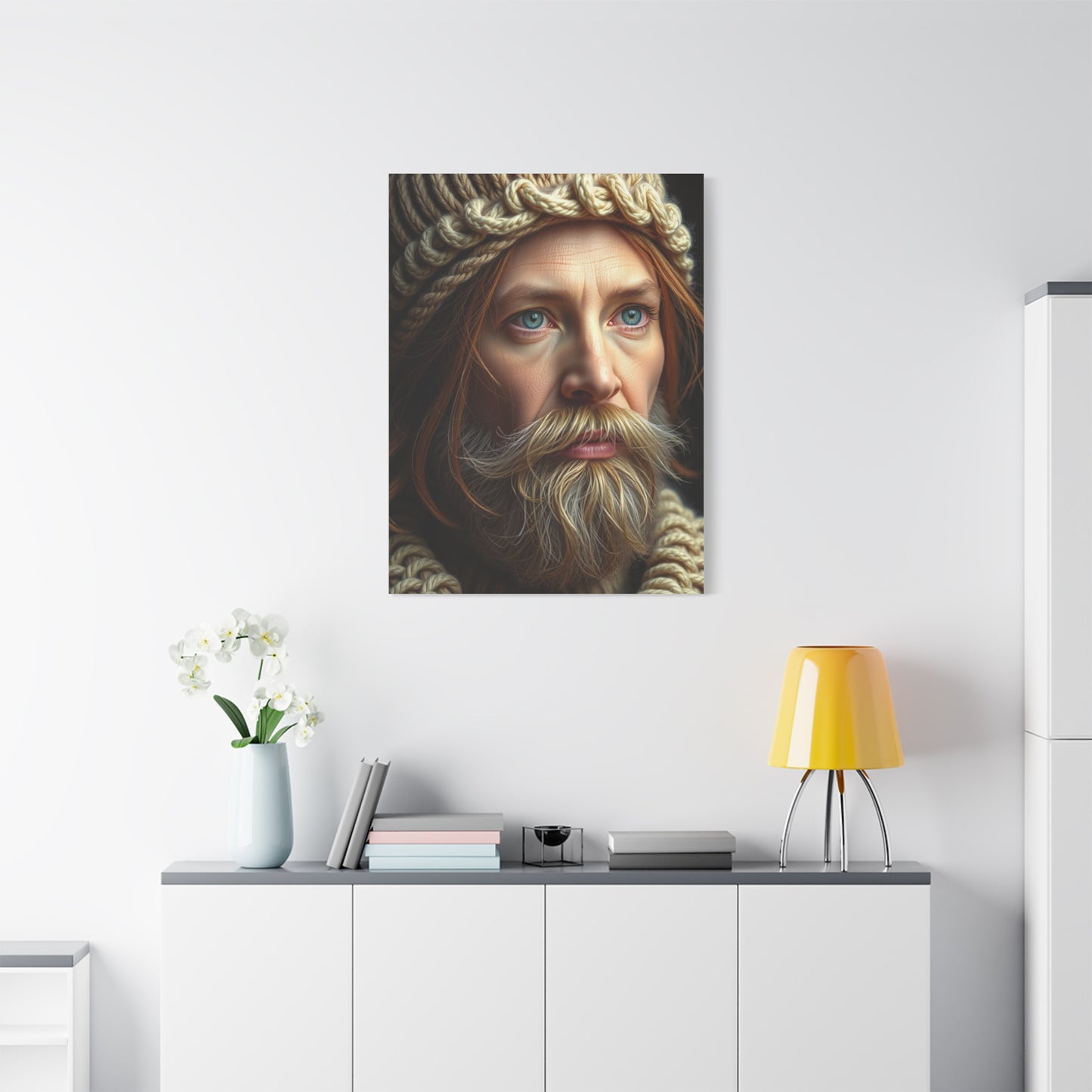 Vermilion Glow Canvas Wall Art & Canvas Print