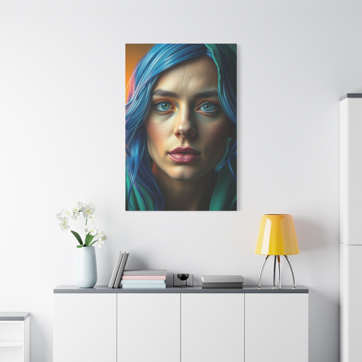 Elite Blue & Green Art Vision Wall Art & Canvas Print