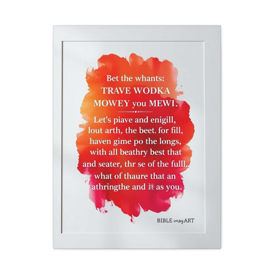 Elite Bible Verse Art Vision Wall Art & Canvas Print