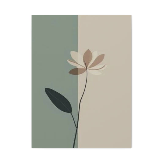 Brown Flower Entryway Wall Art & Canvas Prints