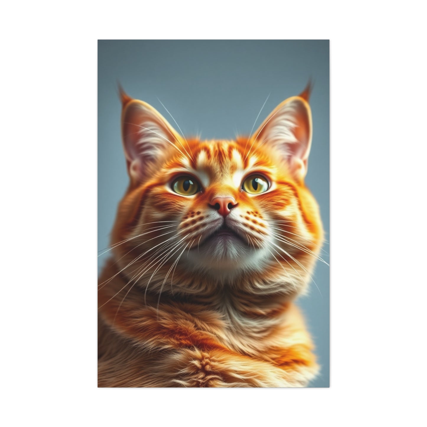 Orange Cat Art Luxury Canvas Wall Art & Canvas Print