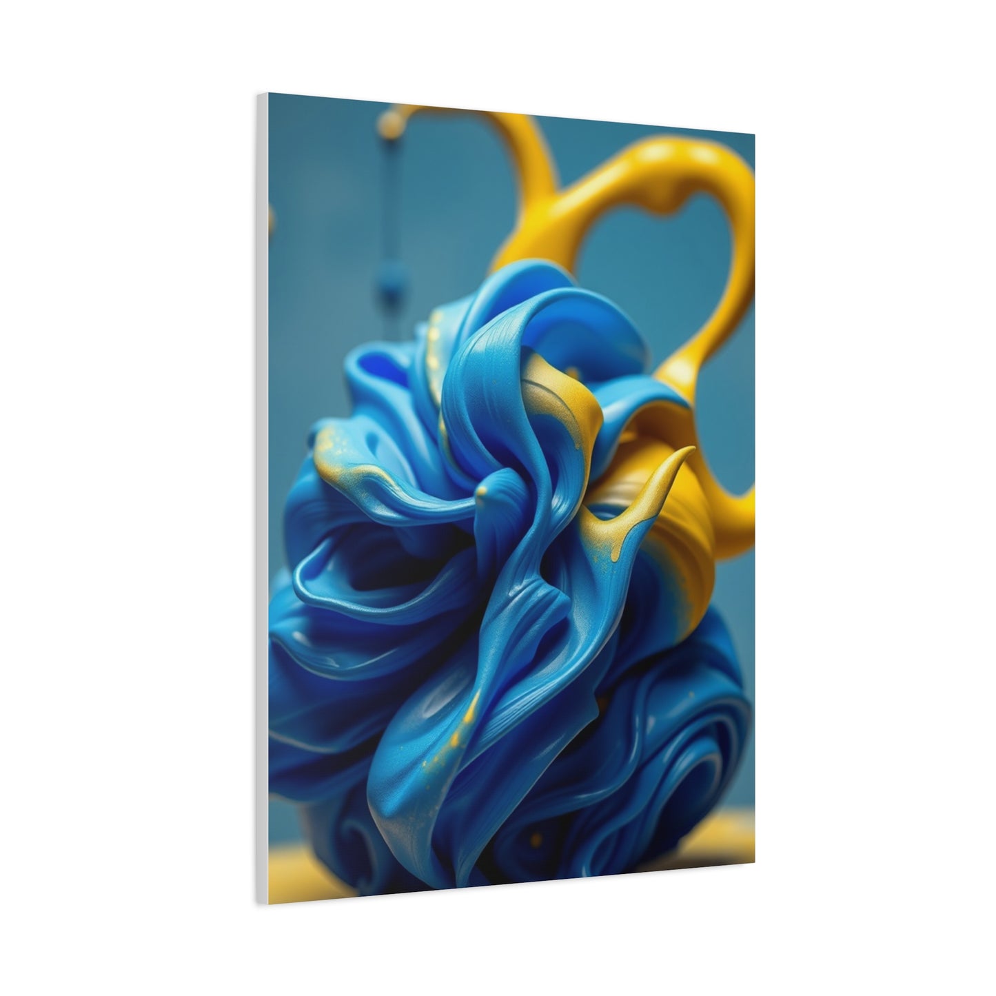 Supreme Blue & Yellow Art Collection Wall Art & Canvas Print