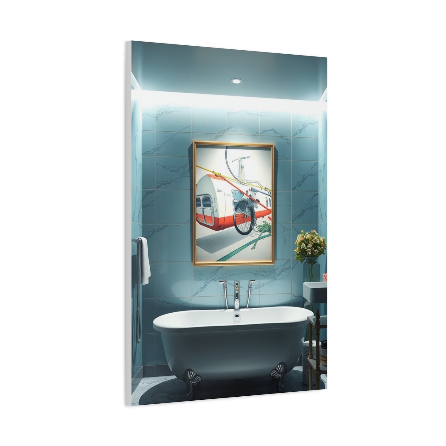 Majestic Bath Canvas Ensemble Wall Art & Canvas Print