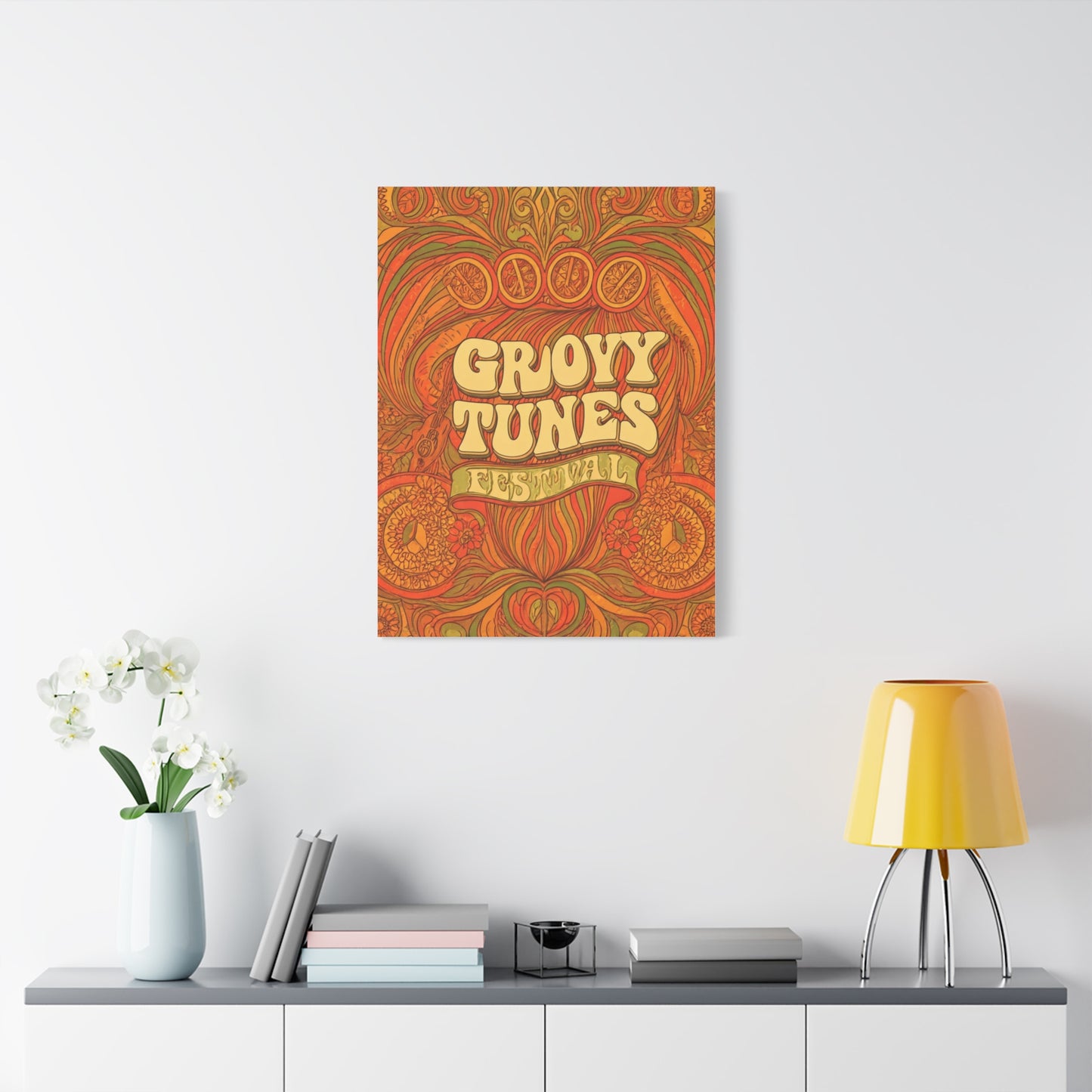 Groovy Tunes Festival Wall Art & Canvas Prints