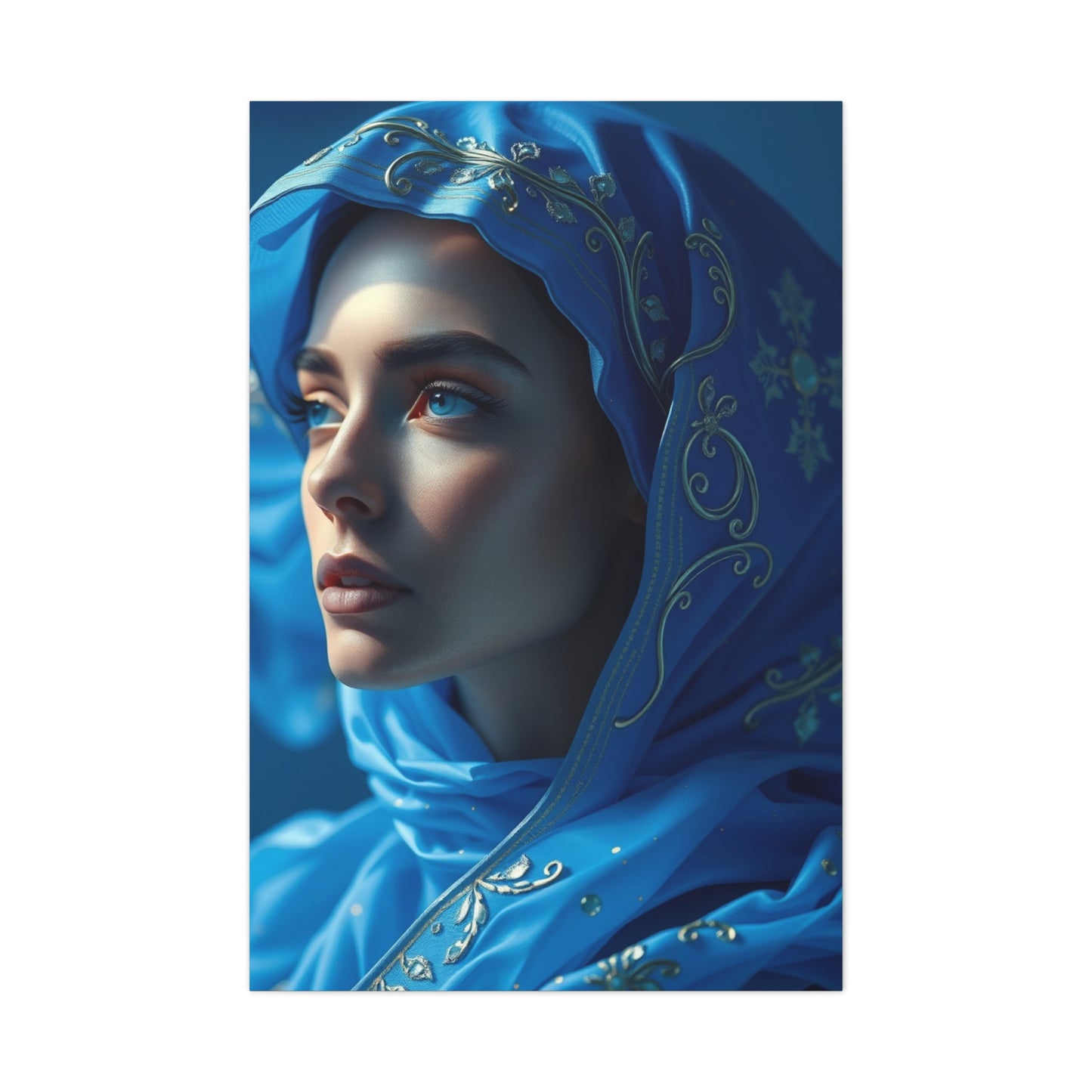 Elite Blue & Gold Art Vision Wall Art & Canvas Print