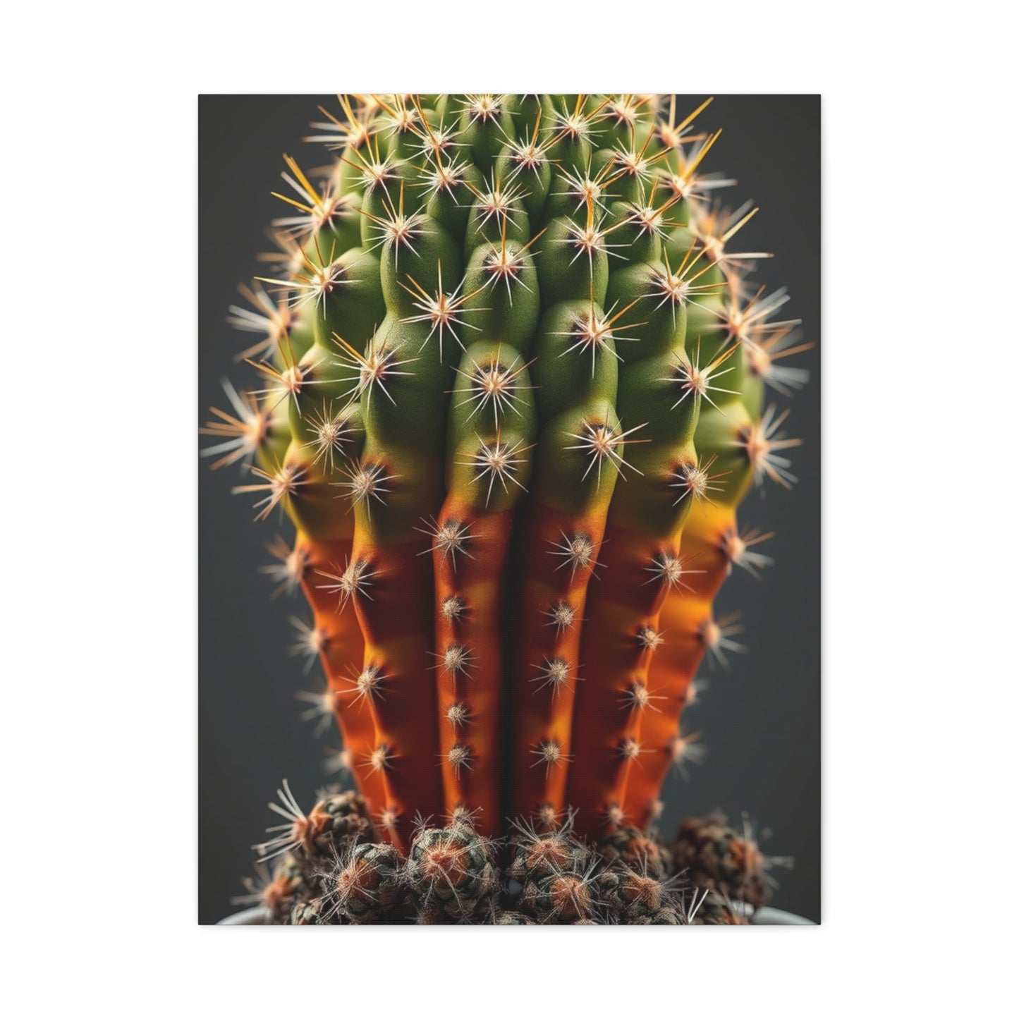 Cacti Elegance Portrait Wall Art & Canvas Print