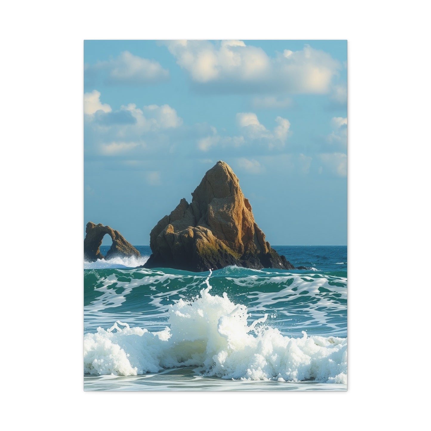 Beachfront Tranquility Art Wall Art & Canvas Print