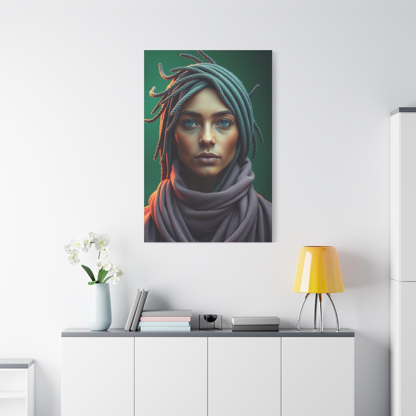 Elite Sage Green Art Vision Wall Art & Canvas Print