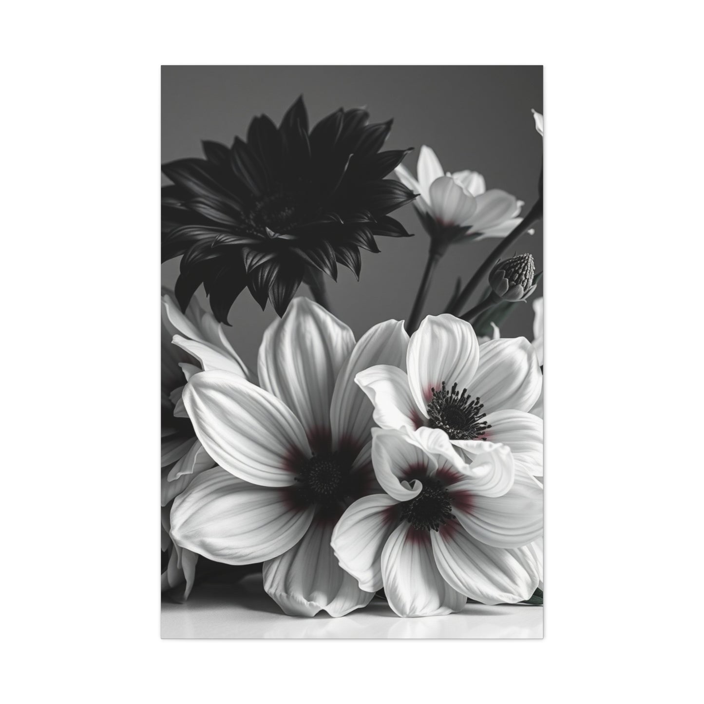 Sable & Alabaster Flora Wall Art & Canvas Print