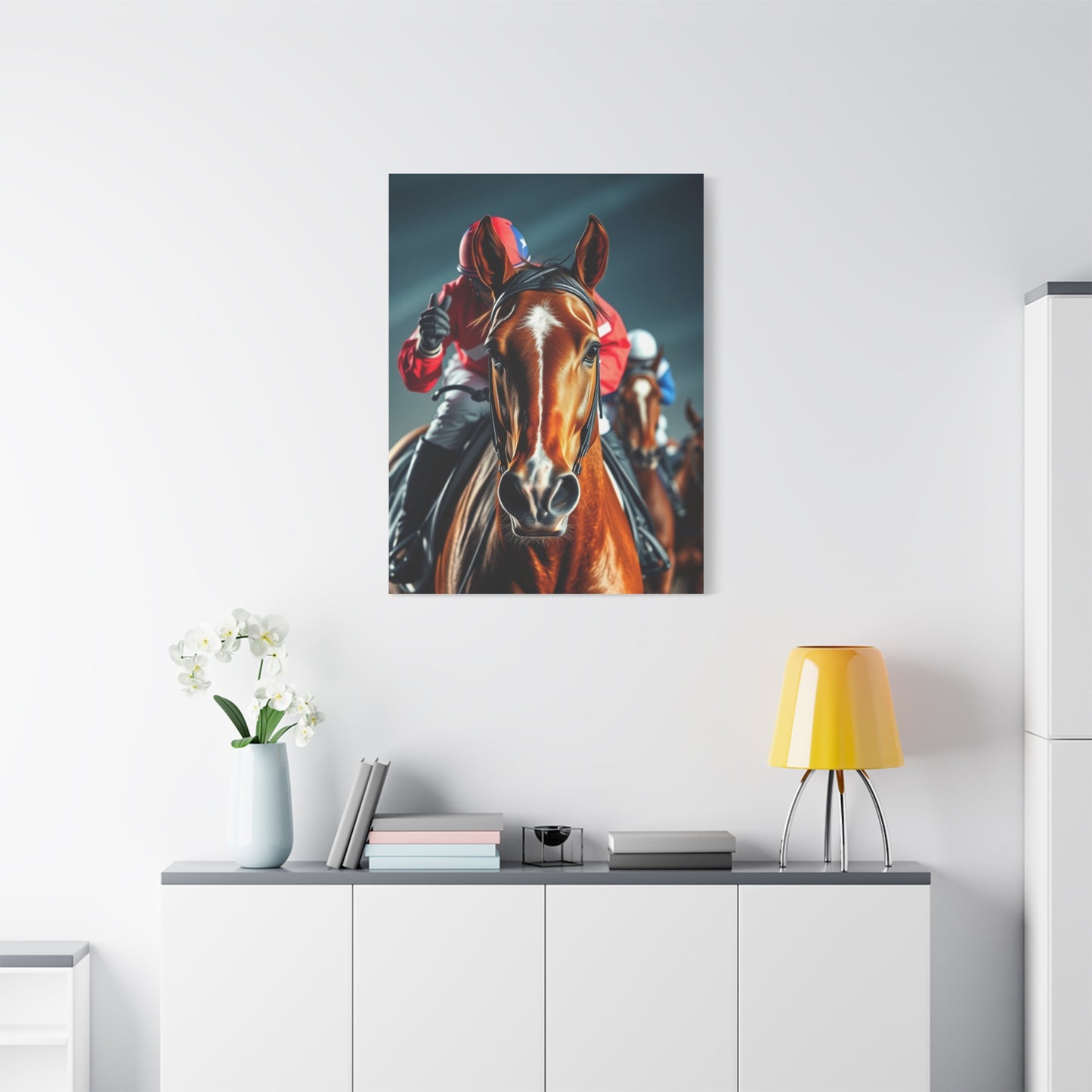 Horse Racing Art Refined Canvas Wall Art & Canvas Print