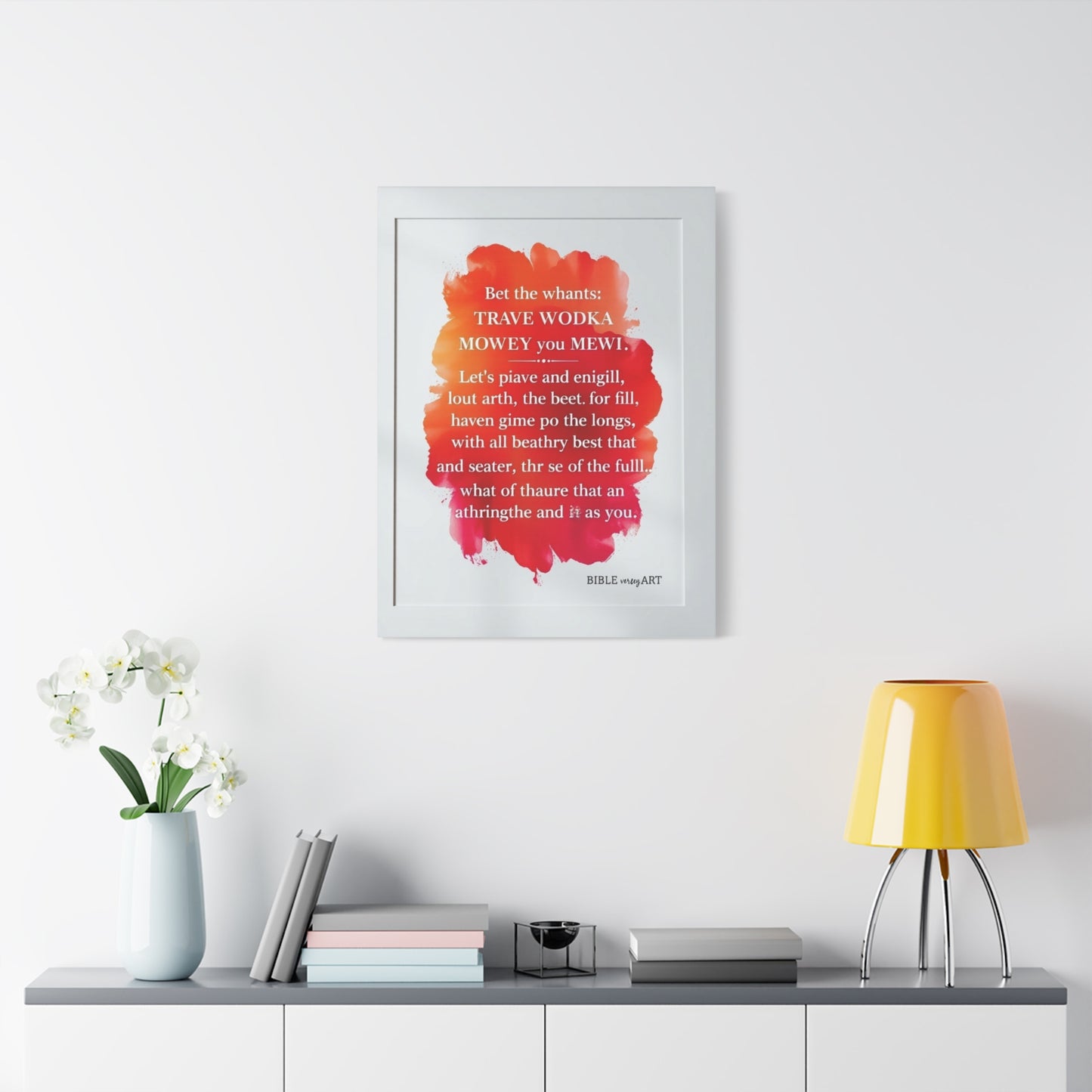 Elite Bible Verse Art Vision Wall Art & Canvas Print