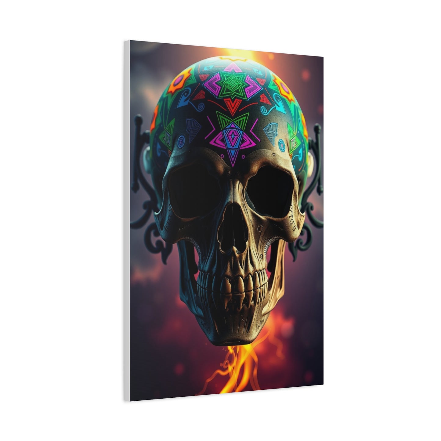 Vivid Skull Reverie Wall Art & Canvas Print