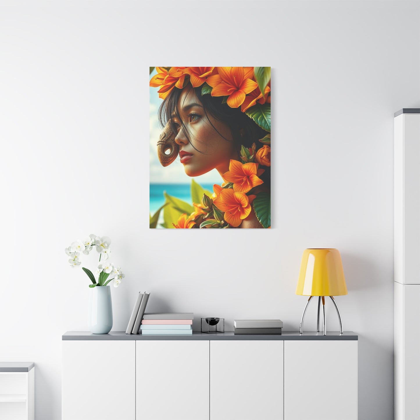 Opulent Island Impression Wall Art & Canvas Print