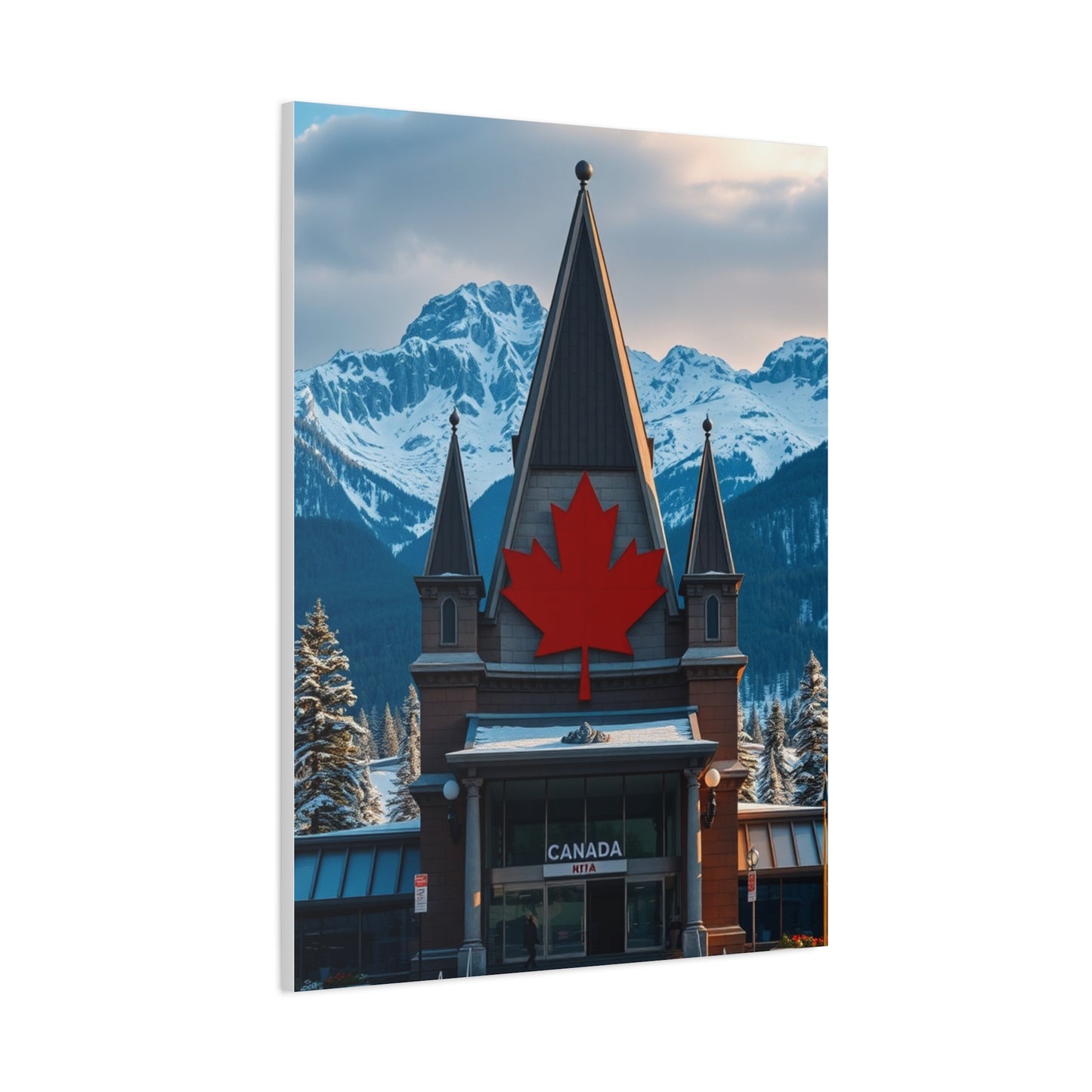 Cascading Wilderness Canvas Wall Art & Canvas Print