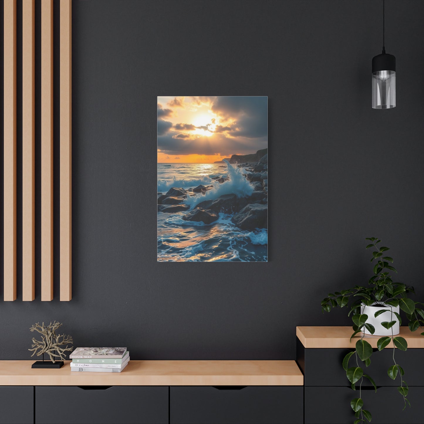 Coastal Whisper Tapestry Wall Art & Canvas Print
