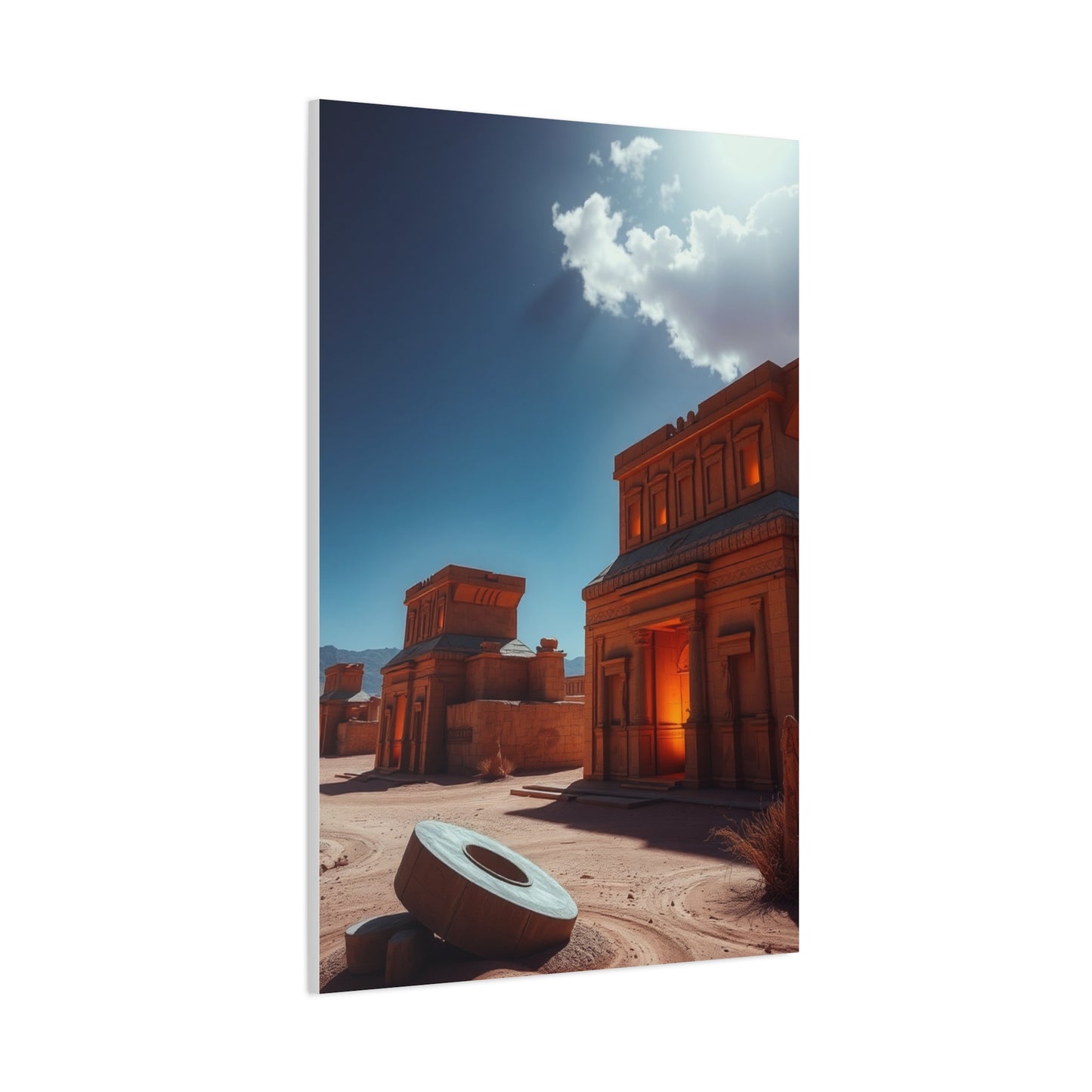 Majestic Sand Vista Wall Art & Canvas Print