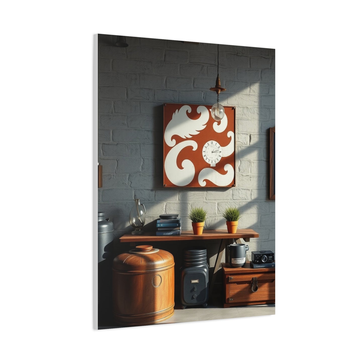 Refined Industrial Aesthetics Wall Art & Canvas Print