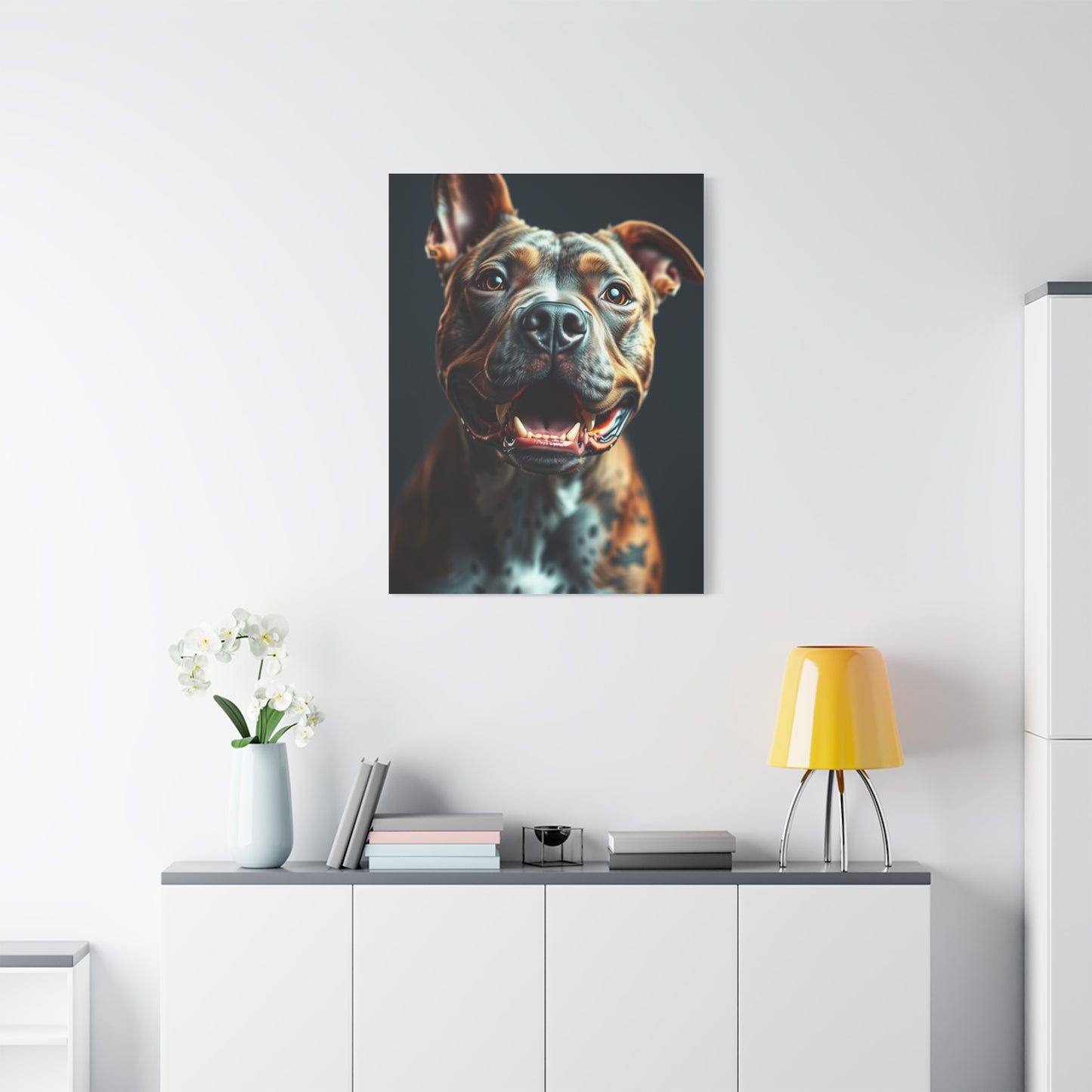 Supreme Pit Bull Art Collection Wall Art & Canvas Print