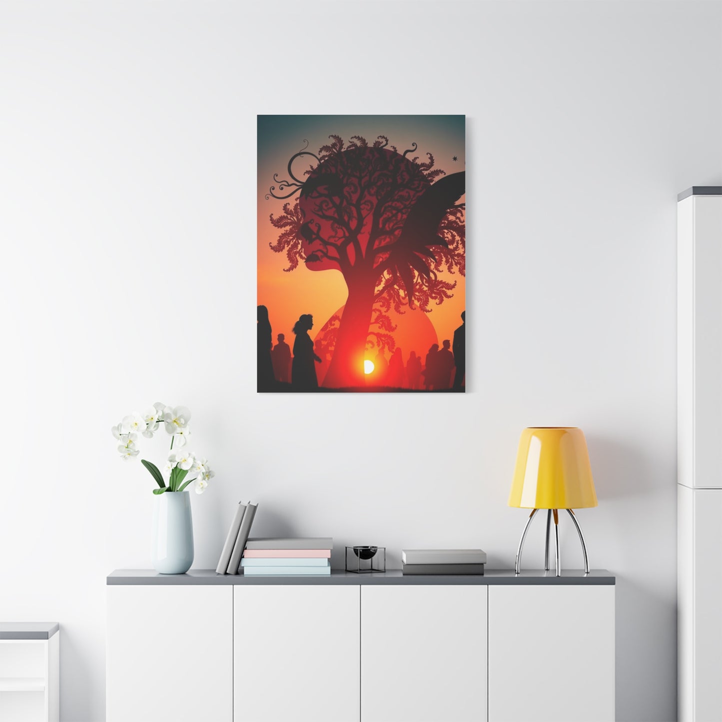 Vision Silhouettes Art Art Wall Art & Canvas Print