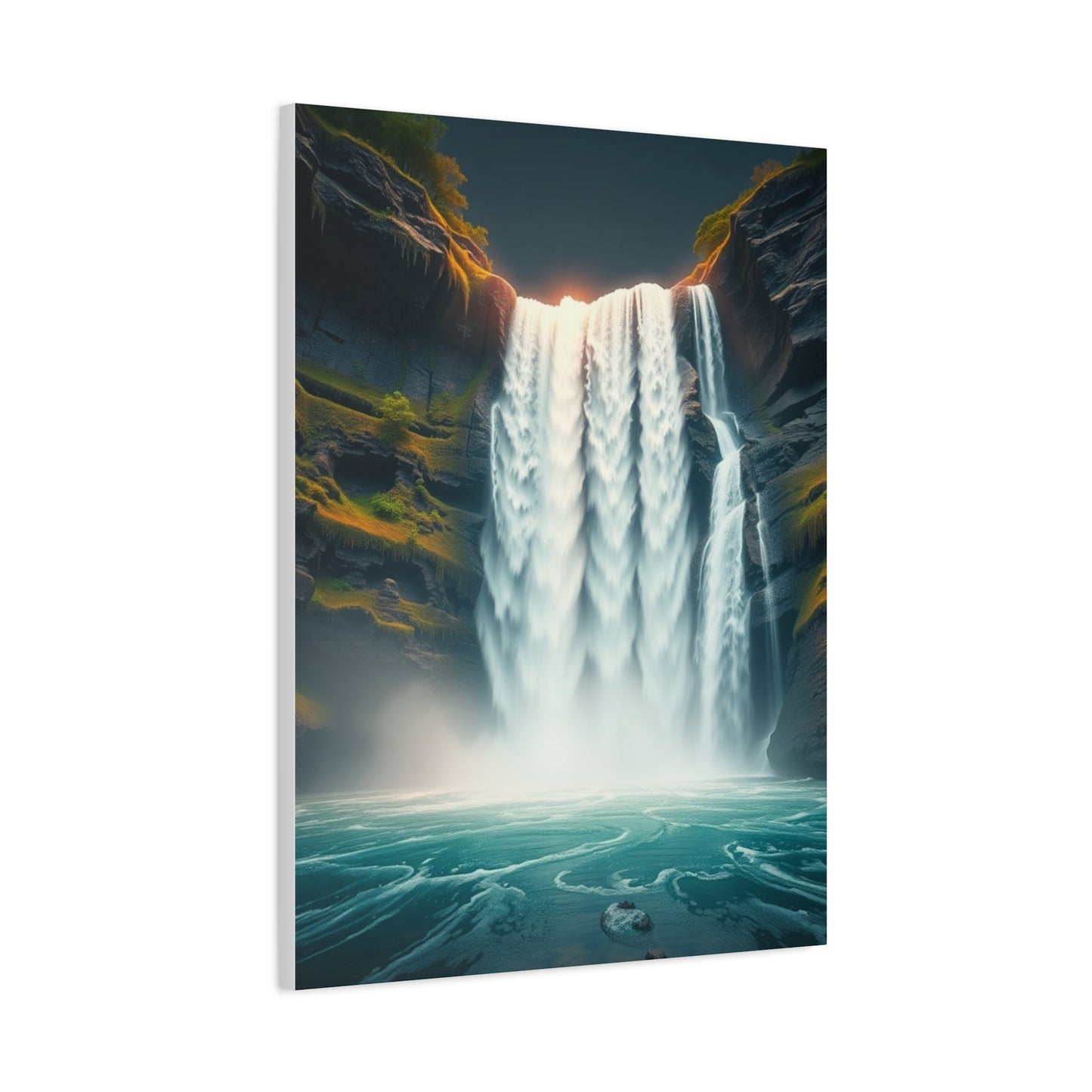 Luxe Cascade Deconstruction Wall Art & Canvas Print