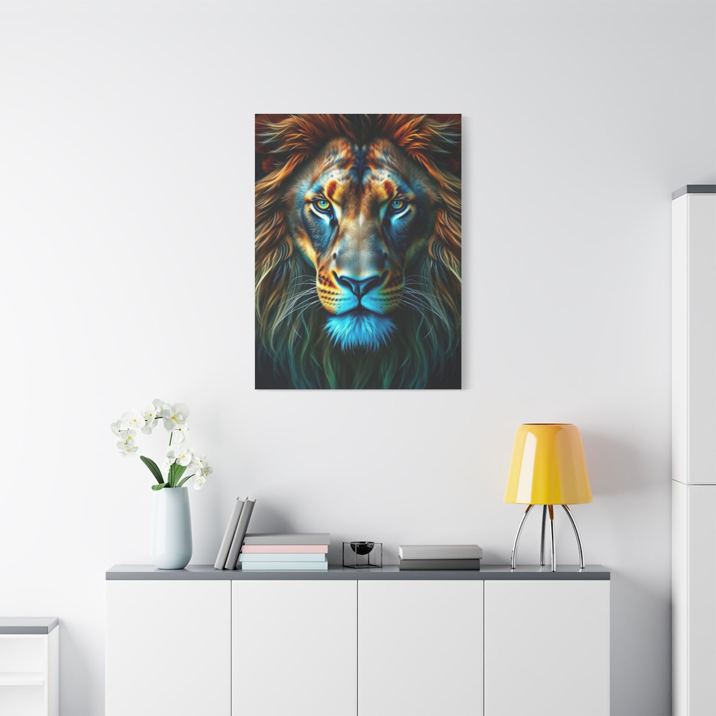 Imperial Majesty in Brushstrokes Wall Art & Canvas Print