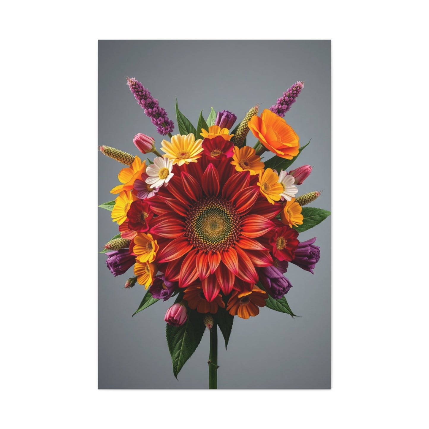 Luxe Flora Effigy Wall Art & Canvas Print