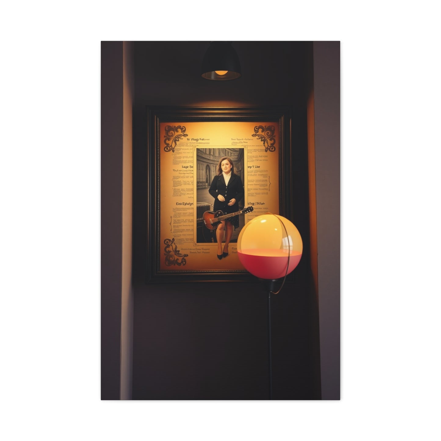 Retro Elegance Canvas Wall Art & Canvas Print