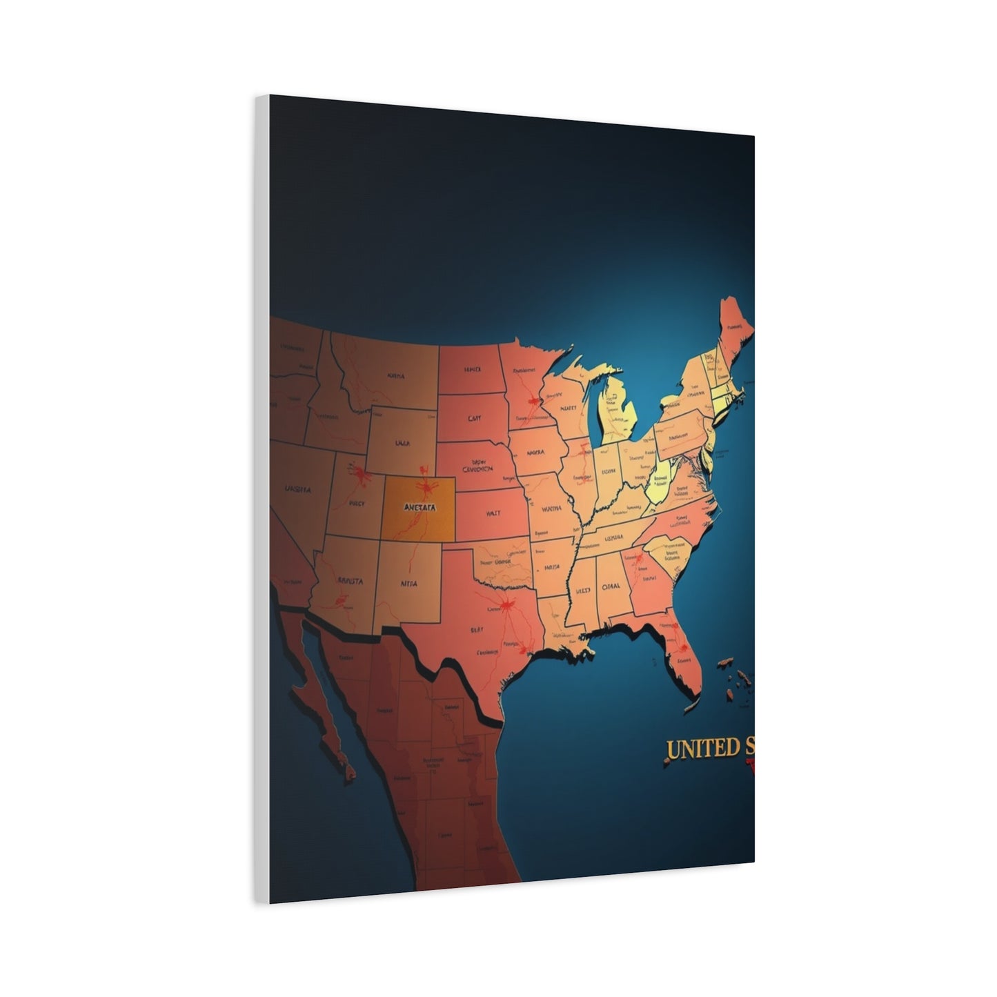 Patriotic Panorama Art Wall Art & Canvas Print