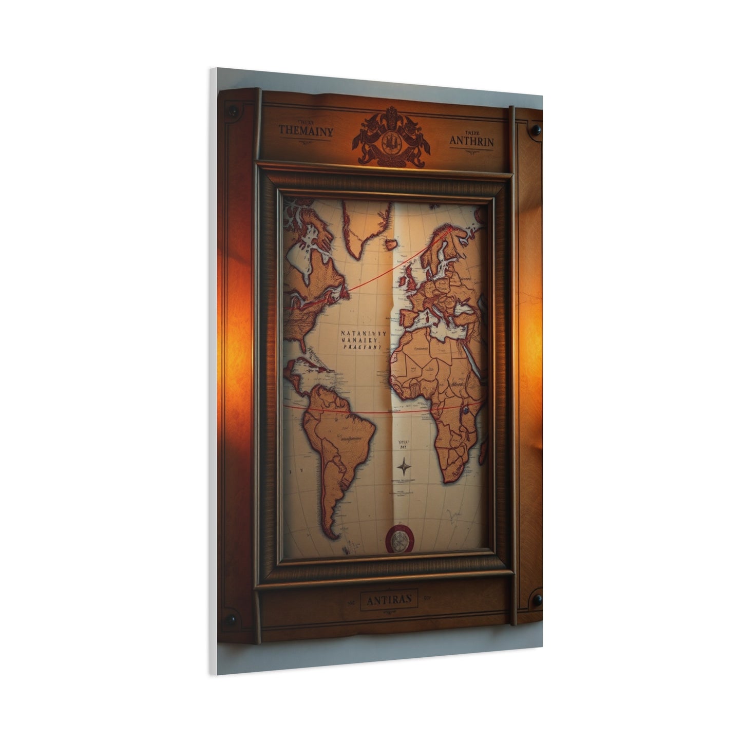 Antique Maps Art Luxury Canvas Wall Art & Canvas Print