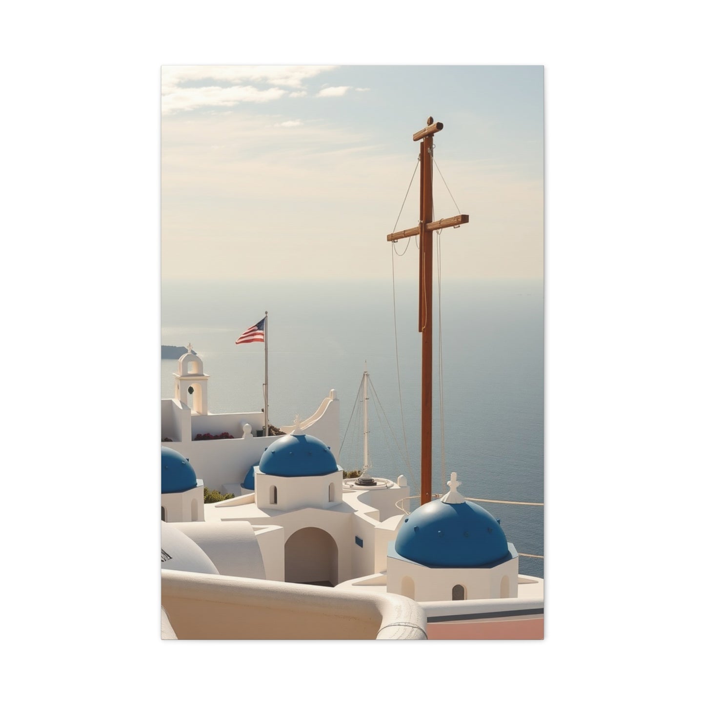 Vision Santorini Art Art Wall Art & Canvas Print