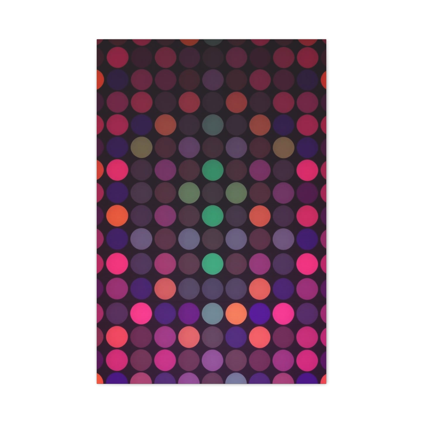 Masterpiece Polka Dot Pattern Art Vision Wall Art & Canvas Print