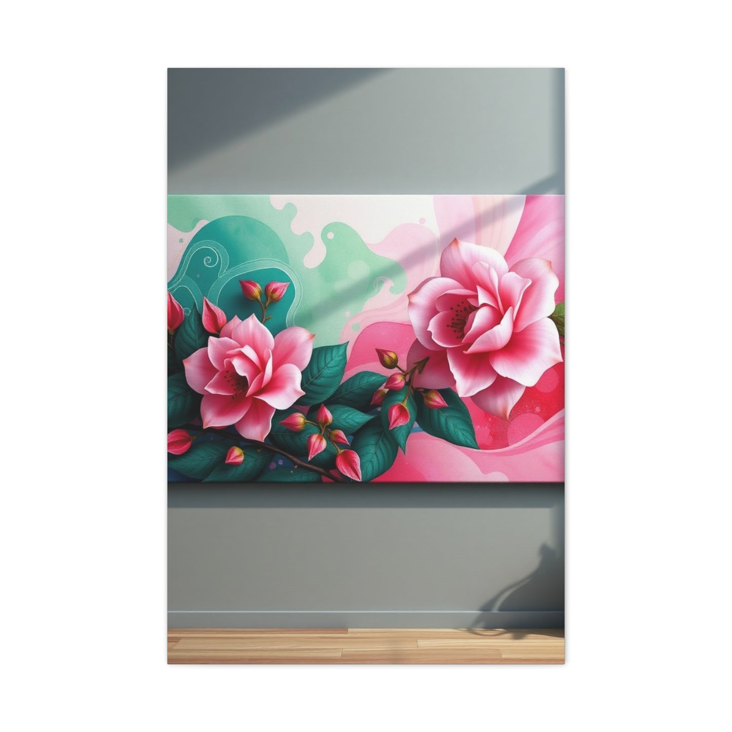 Green & Pink Canvas Art Supreme Gallery Wall Art & Canvas Print