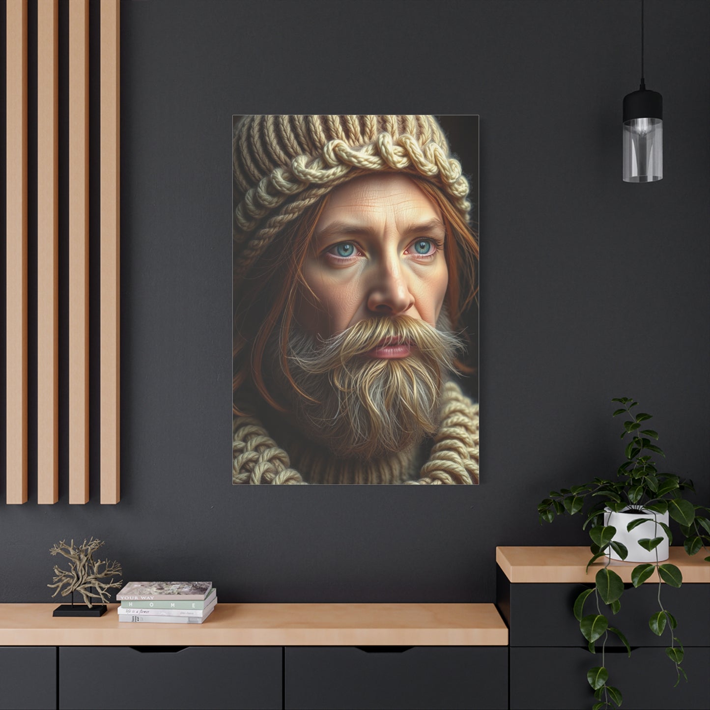 Vermilion Glow Canvas Wall Art & Canvas Print