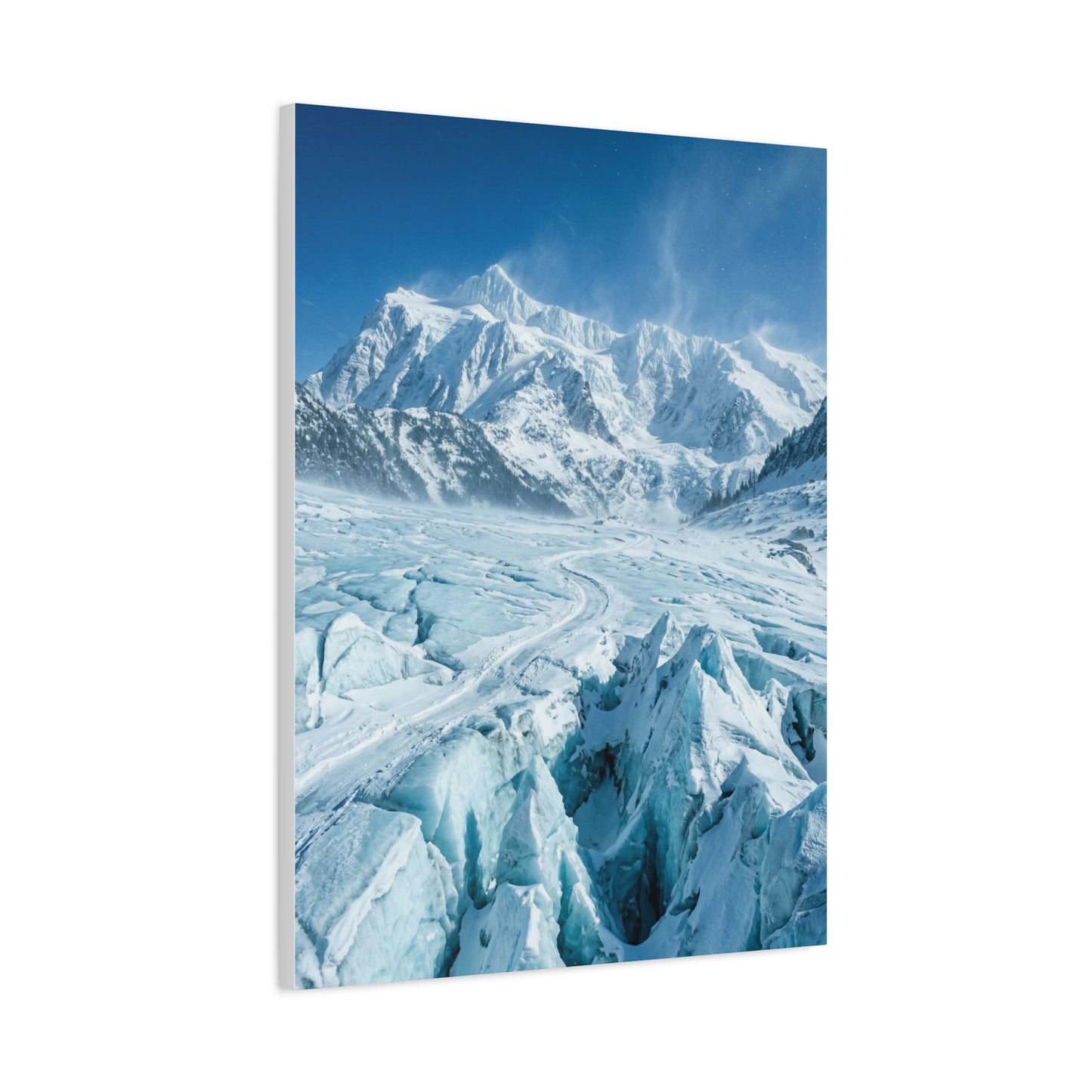 Glacial Mountain Valley Wall Art & Canvas Print