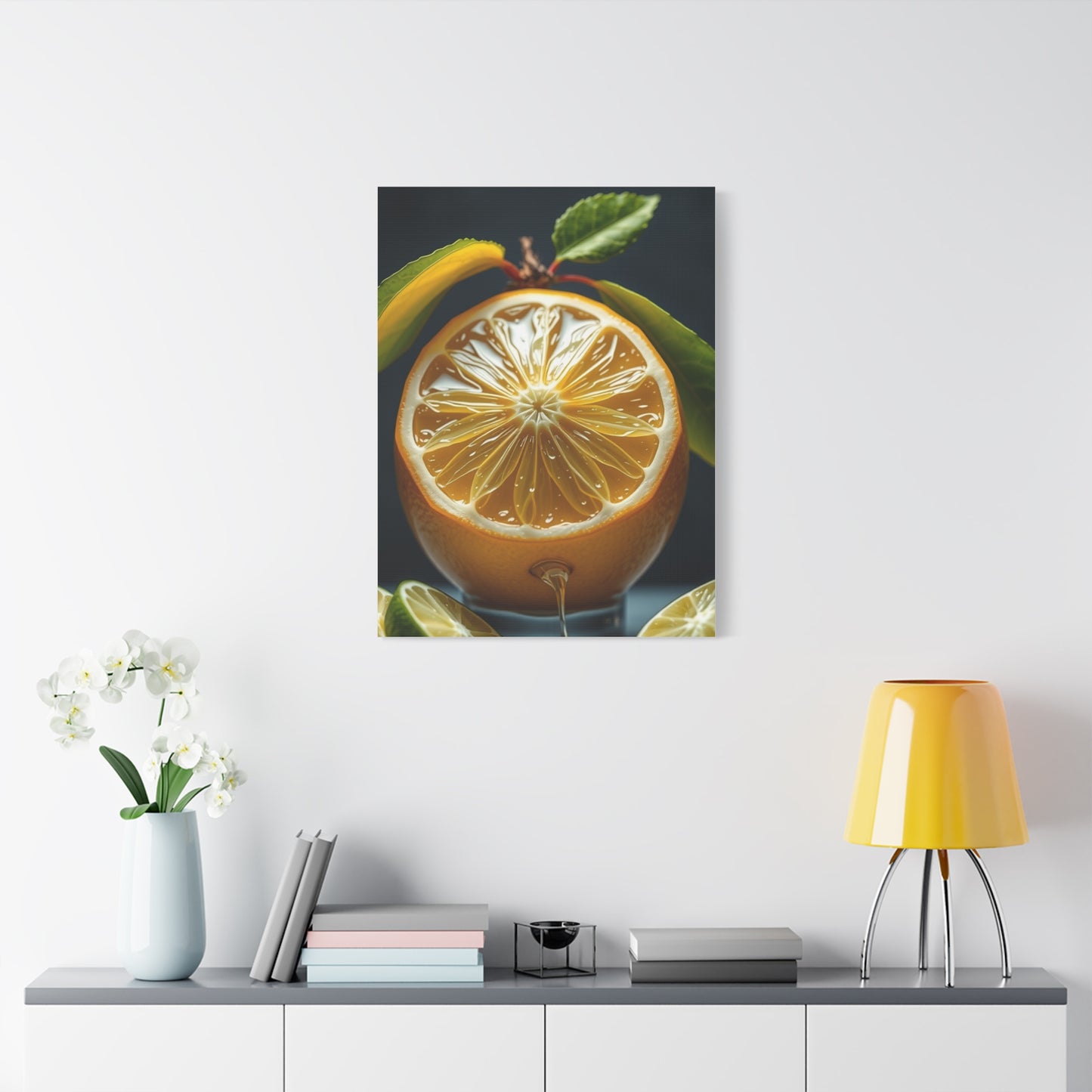 Lemon & Lime Art Luxury Canvas Wall Art & Canvas Print