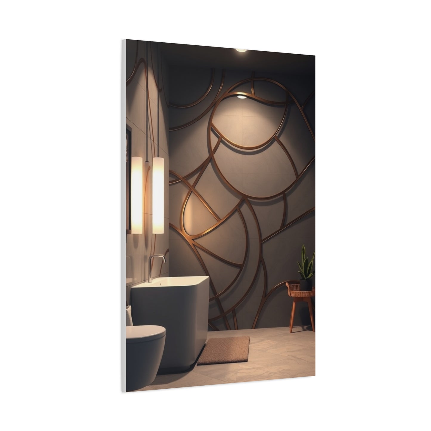 Tranquil Cascade Art Wall Art & Canvas Print