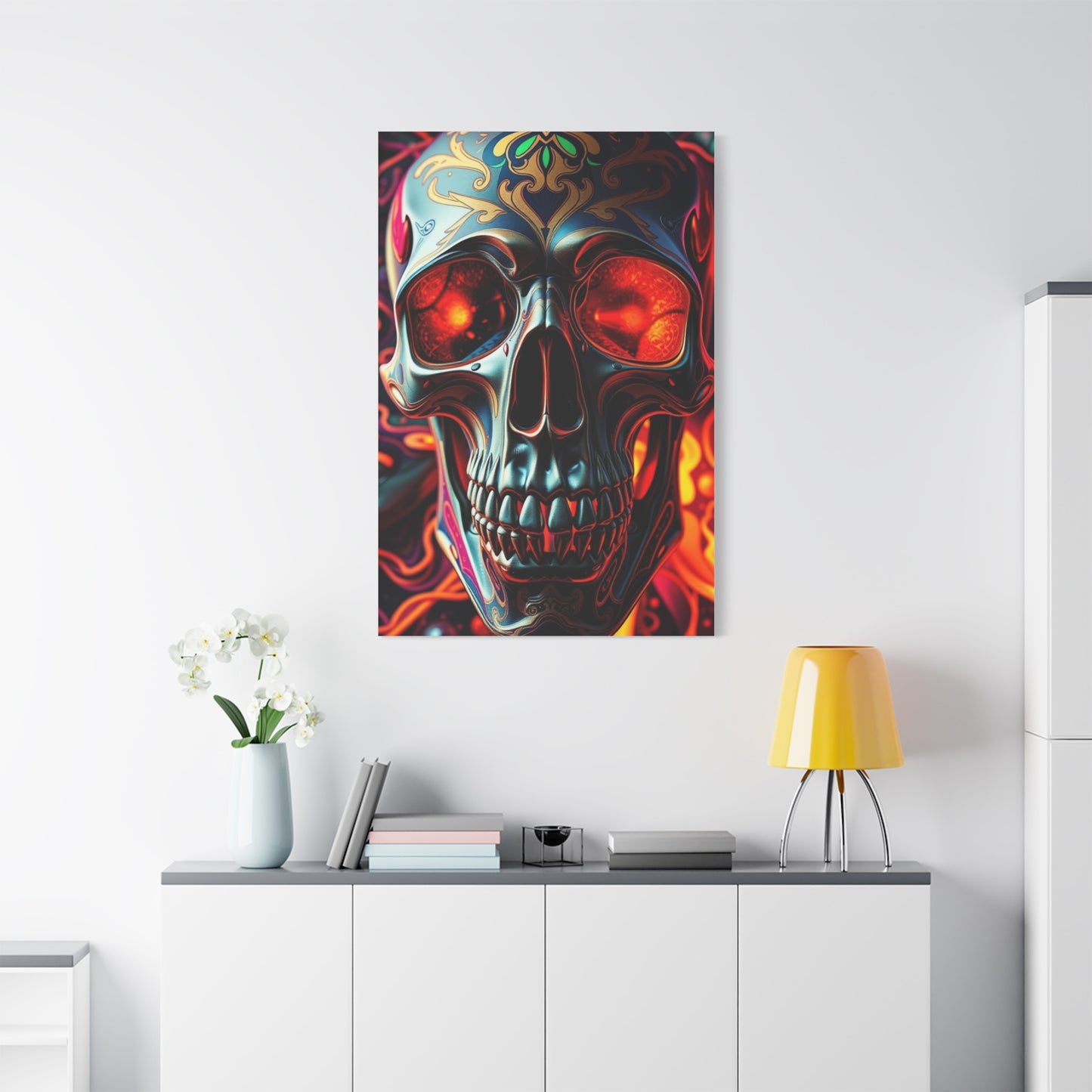 Luminous Skull Enigma Wall Art & Canvas Print