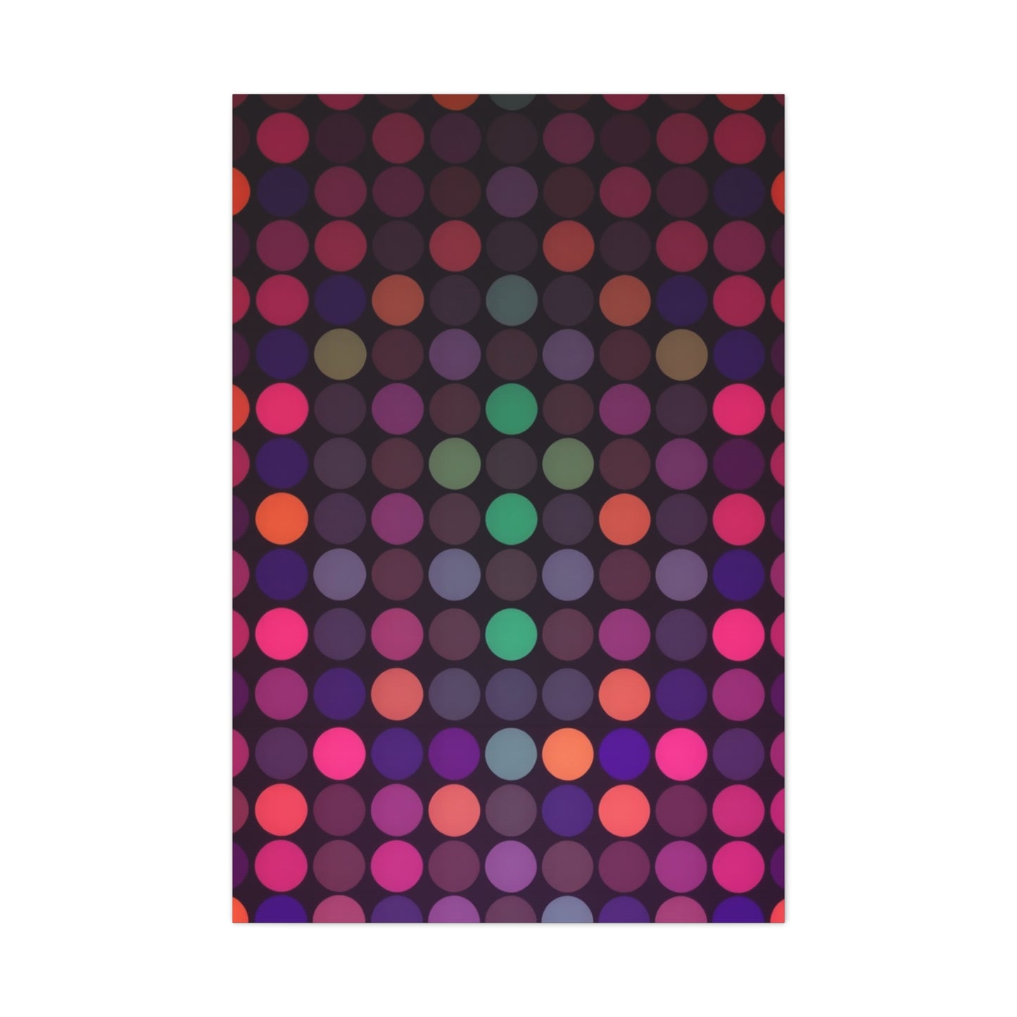 Masterpiece Polka Dot Pattern Art Vision Wall Art & Canvas Print