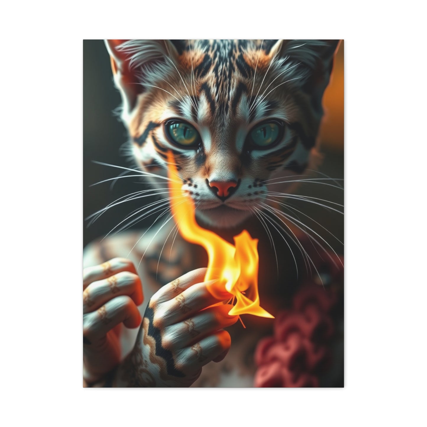 Catfight Art Refined Canvas Wall Art & Canvas Print
