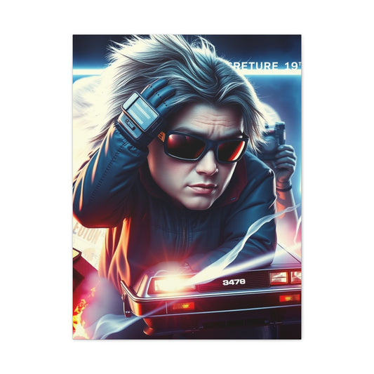 Vision Back to the Future Art Art Wall Art & Canvas Print